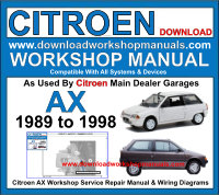 Citroen AX Workshop Manual Download